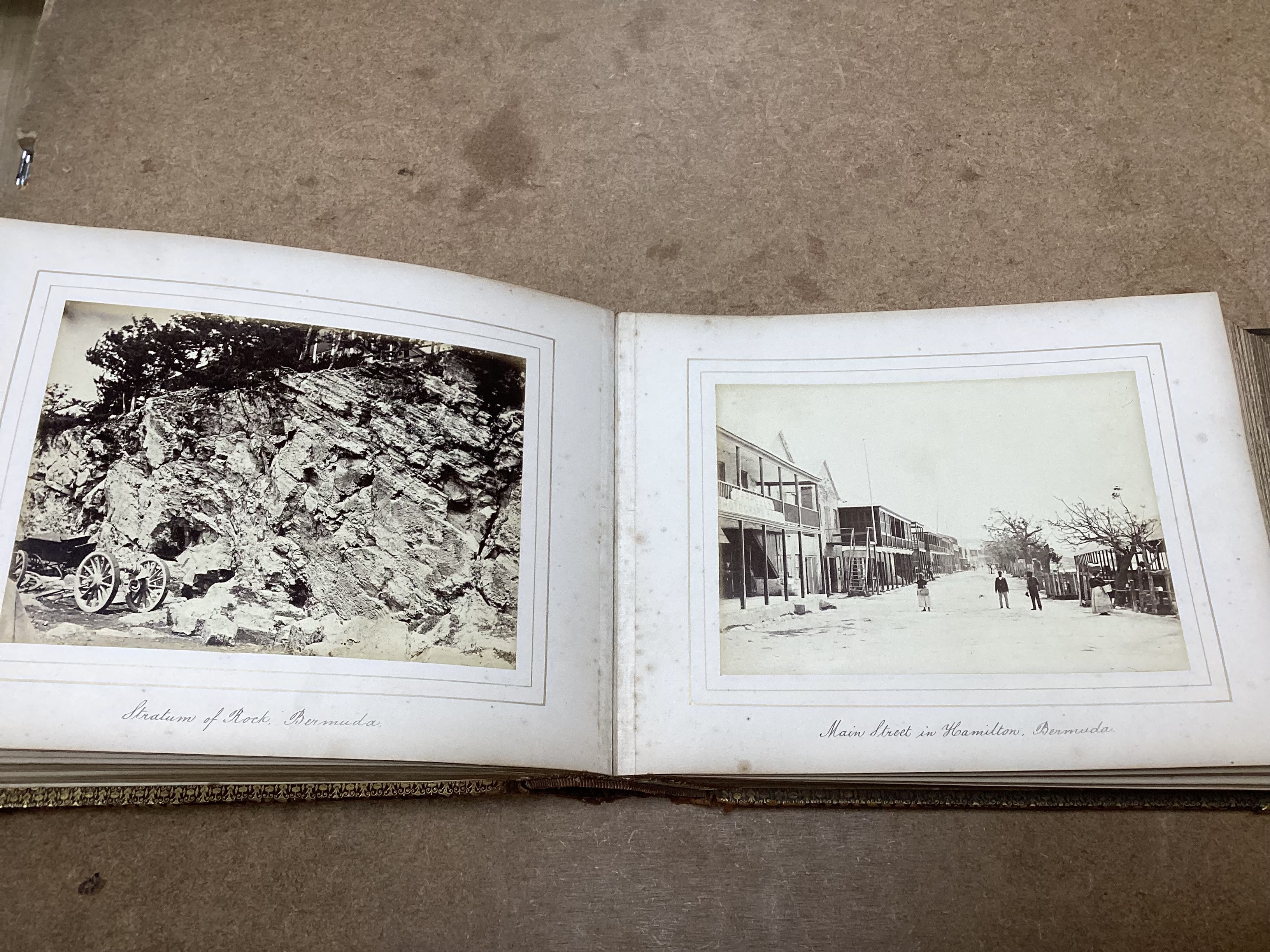An album of photographs and ephemera relating the 1872-76 Royal Society Scientific Voyage, circa 1876, Provenance: Sotheby’s Groombridge Place sale, 15th and 16th September, 1992
